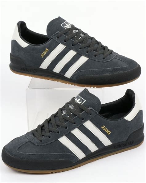 adidas jeans schuhe carbon/grey|Adidas Originals Jeans Suede Trainers In Carbon Grey One.